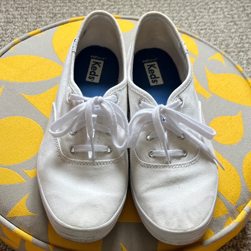 classic white Keds